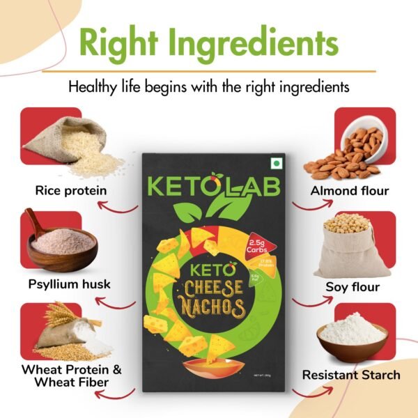 Ketolab Keto Cheese Nacho Chips - Image 2