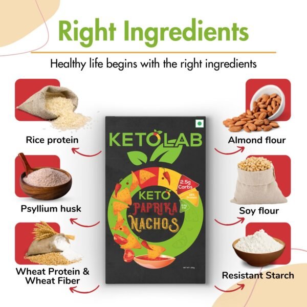 Ketolab Keto Paprika Nacho Chips - Image 2