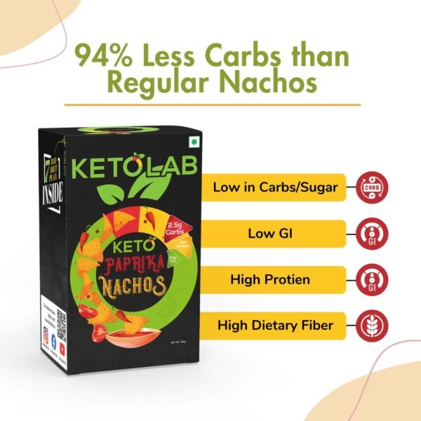 Ketolab Keto Paprika Nacho Chips - Image 3
