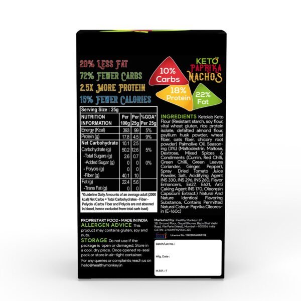 Ketolab Keto Paprika Nacho Chips - Image 7