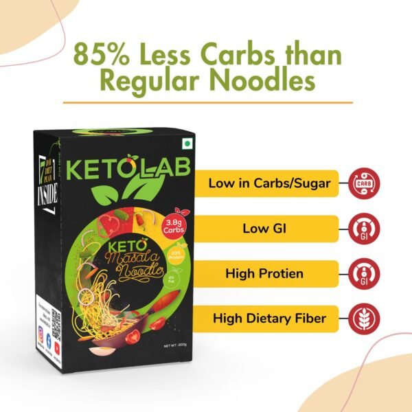 Ketolab Keto Masala Noodles Spaghetti - Image 3
