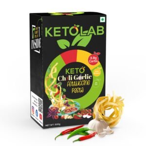Ketolab Keto Chilli Garlic Fettuccine Pasta (Flat noodles)