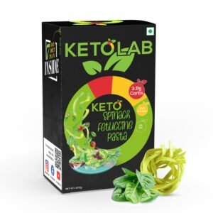 Ketolab Keto Spinach Fettuccine Pasta (Flat noodles)