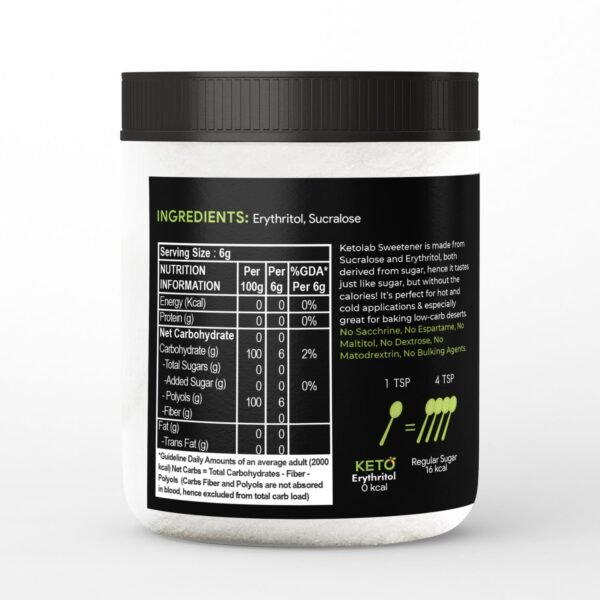 Ketolab Keto Zero Calorie Sweetener - Image 6