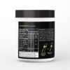 K9014M450_5.jpg Back label of Ketolab Erythritol jar displaying nutritional facts per 100g and 25g, with ingredient listed as Erythritol, and a comparison illustration showing 1.5 teaspoons of Ketolab Erythritol equals 1 teaspoon of regular sugar.