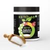 K9014M450_MAIN.jpg Ketolab Erythritol Sweetener jar labeled '0 Calorie' with a wooden scoop of granular sweetener placed in front, on a clean white background.