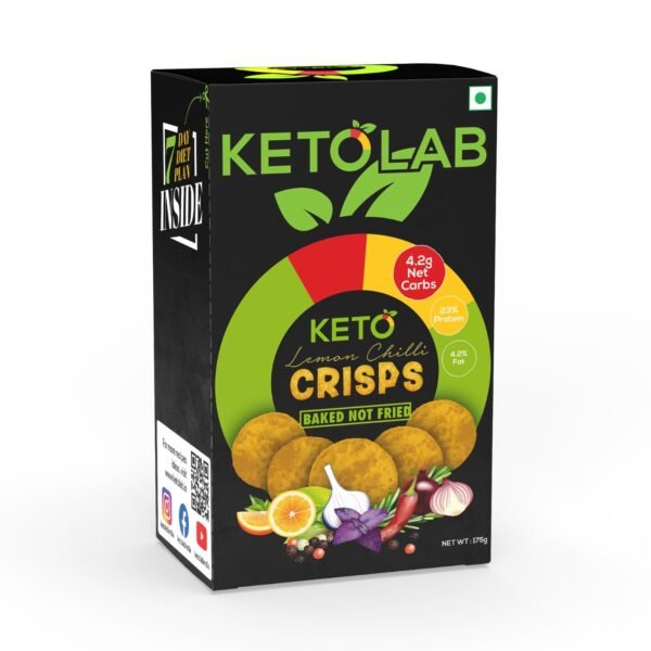 Ketolab Keto Lemon Chilli Crisps