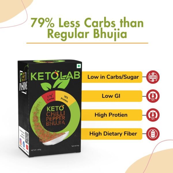 Ketolab Keto Bhujia (Chilli Pepper) - Image 3