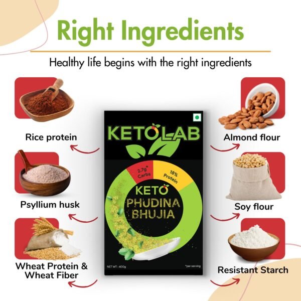 Ketolab Keto Bhujia (Phudina) - Image 2