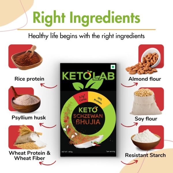 Ketolab Keto Bhujia (Sezwan) - Image 2